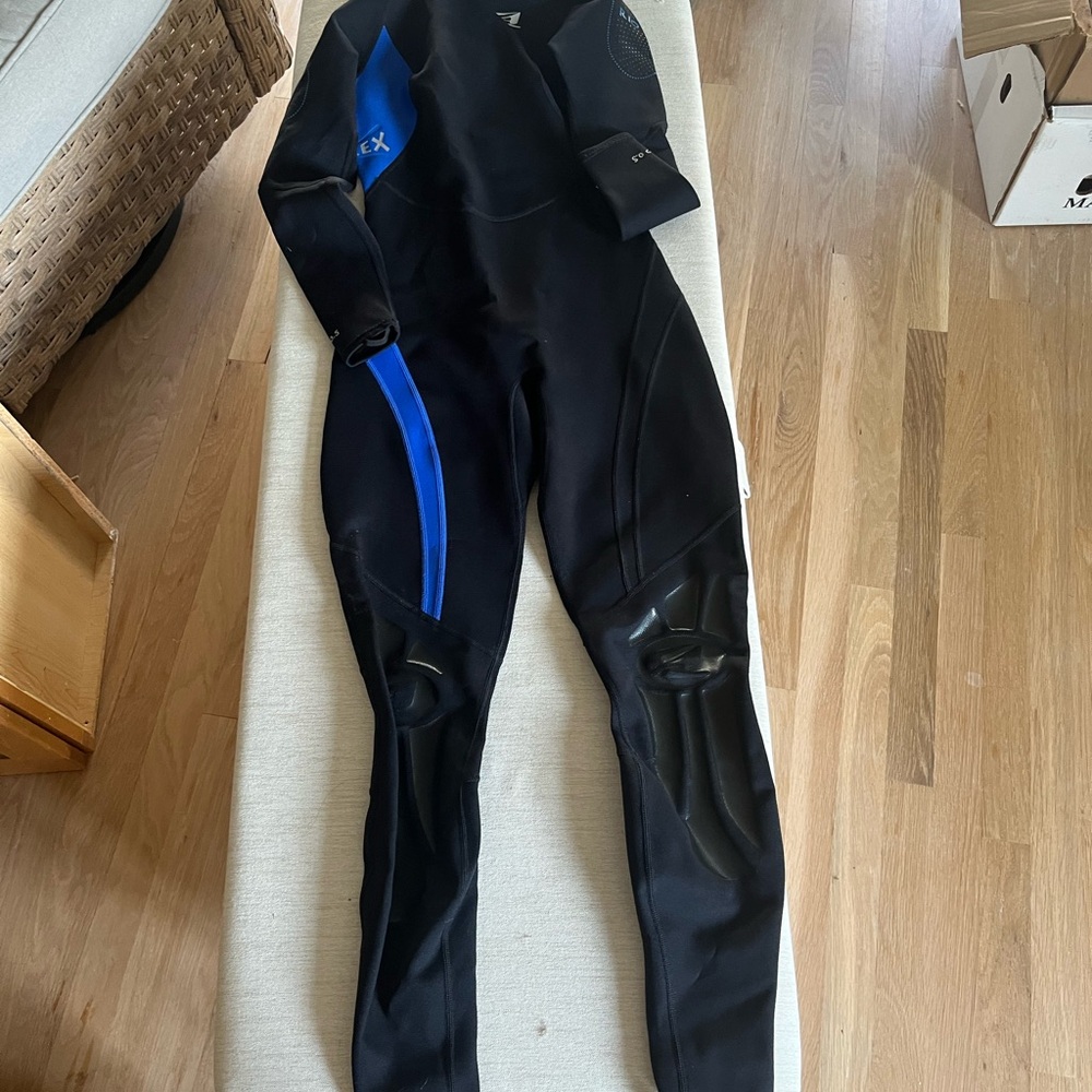 Black and Blue Wetsuit